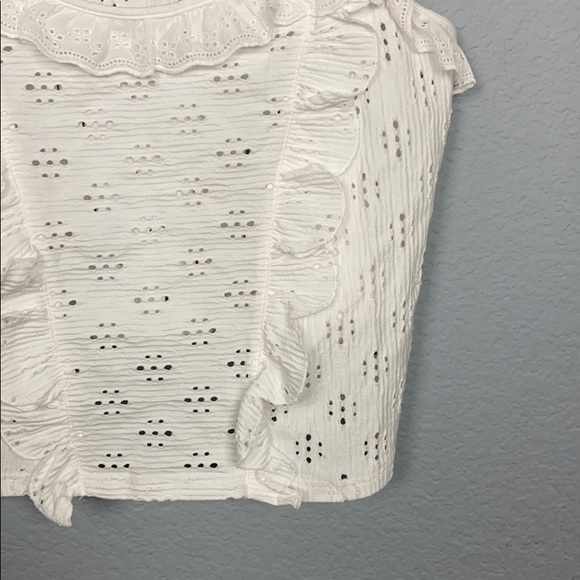 Top Shop White Crop Tank Top - Picture 4 of 8